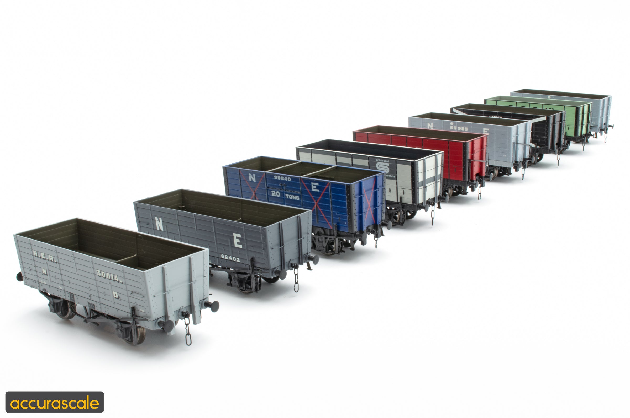 Black Diamond To Technicolour - NER 20T Hopper Decorated Samples