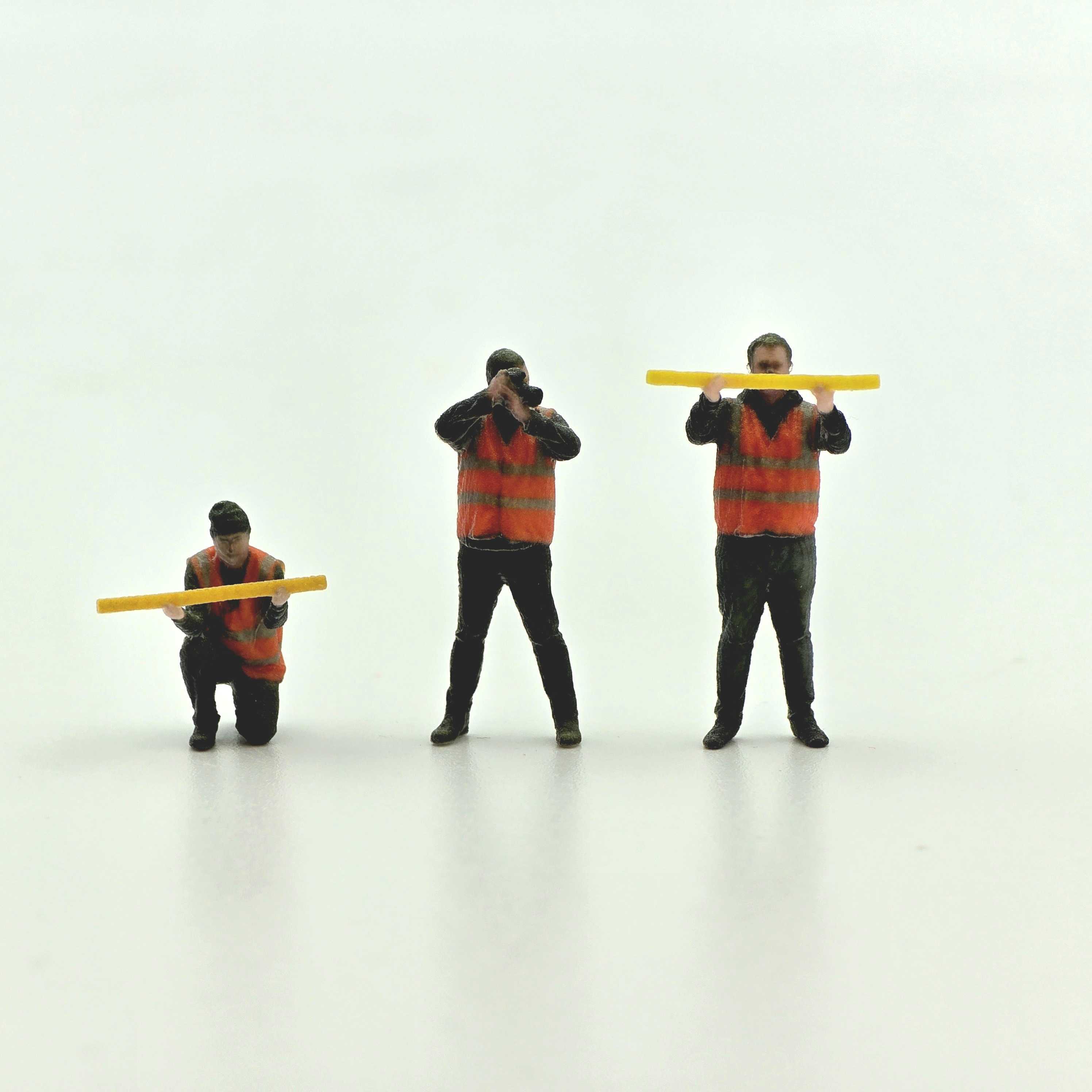 Foireann Taighde Cruinn - Pacáiste Trí Fíor - Scála OO (1/76ú).