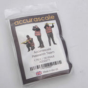 Accurascale Research Team - Three Figure Pack - OO (1/76th) Scale