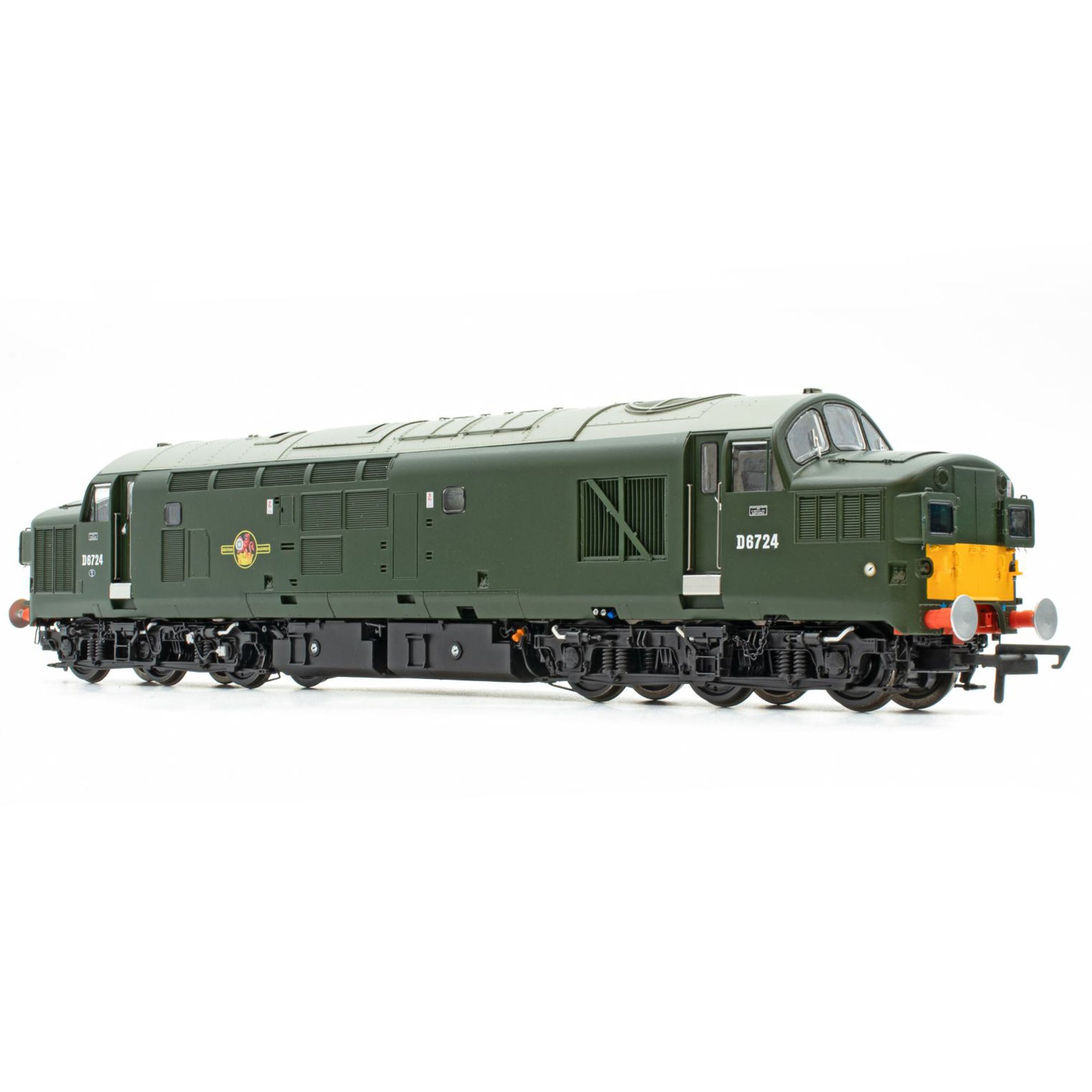 BR Class 37 - BR Green (Small Yellow Panels) - D6724