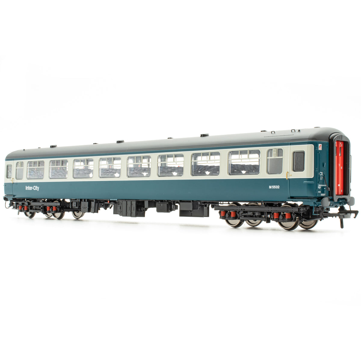 BR Mk.2c (fuinneog mhór leithris) TSO M5532 Gorm/Liath le InterCity