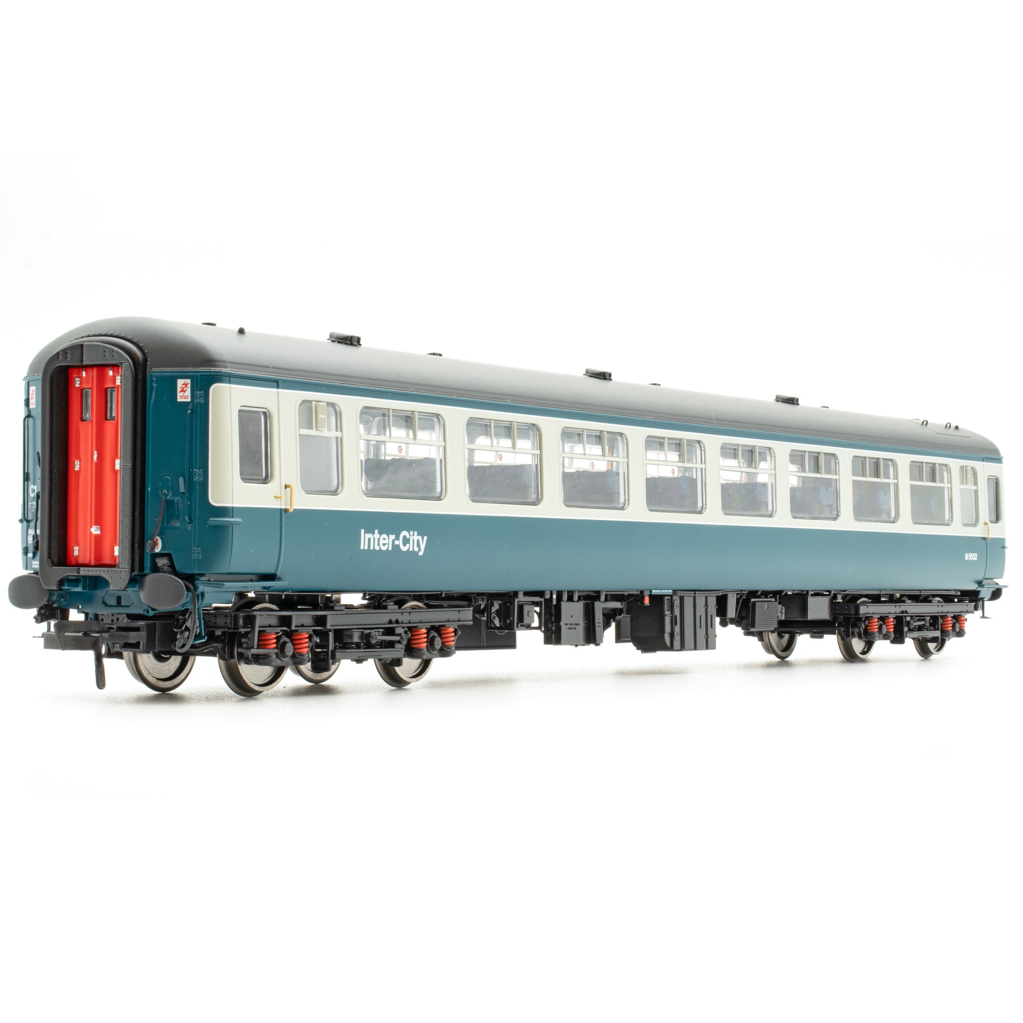 BR Mk.2c (fuinneog mhór leithris) TSO M5532 Gorm/Liath le InterCity
