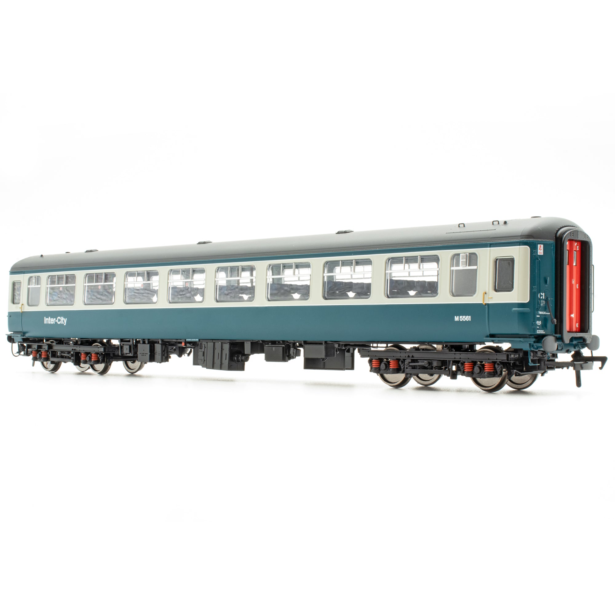 BR Mk.2c (fuinneog mhór leithris) TSO M5561 Gorm/Liath le InterCity