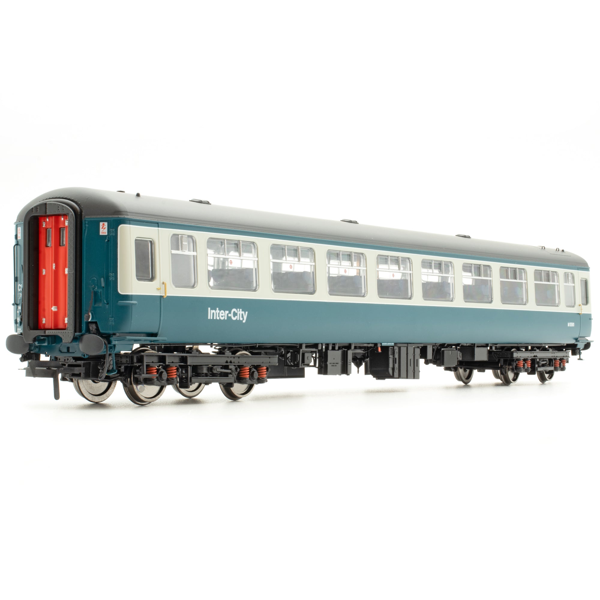 BR Mk.2c (fuinneog mhór leithris) TSO M5561 Gorm/Liath le InterCity