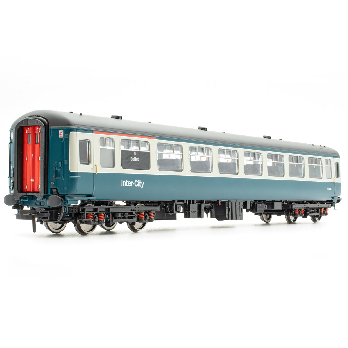 BR Mk.2c (fuinneog mhór leithris) TSO(T) M6526 Gorm/Liath le InterCity