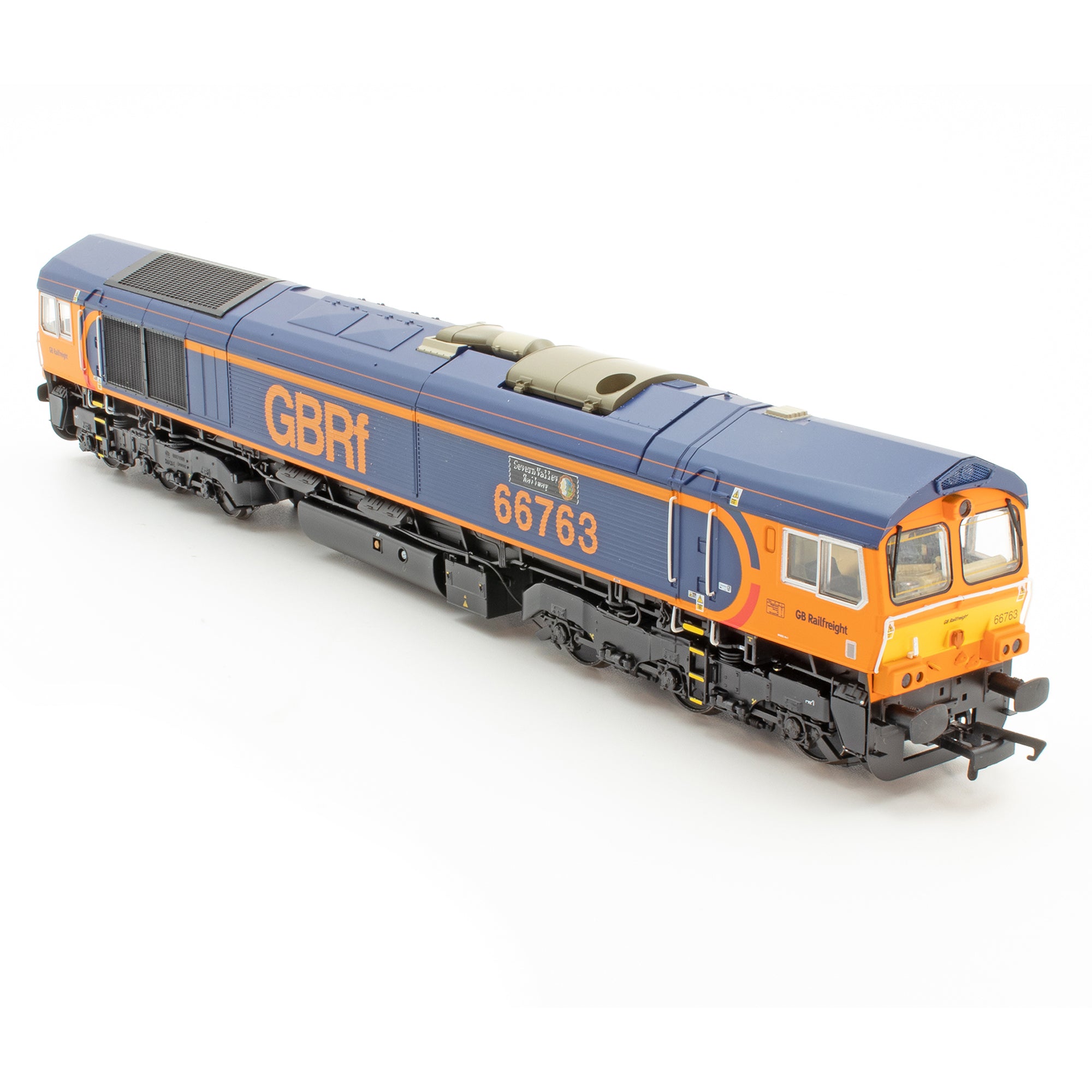 Class 66 - GBRF Blue/Orange - 66763 - DCC Sound Fitted