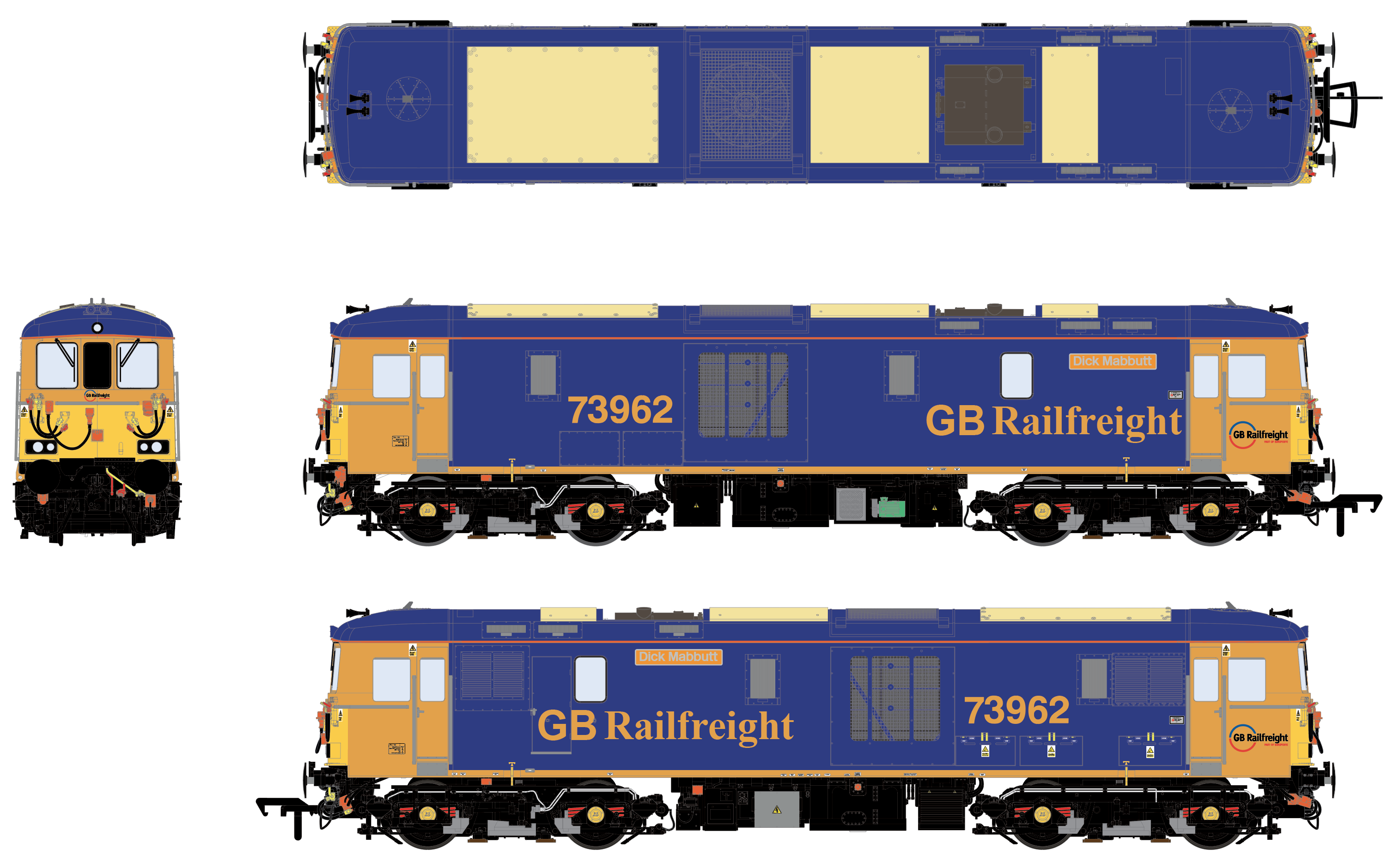 Rang 73 - GBRf (Luath) - 73962 Dick Mabbutt - Fuaim DCC Feistithe