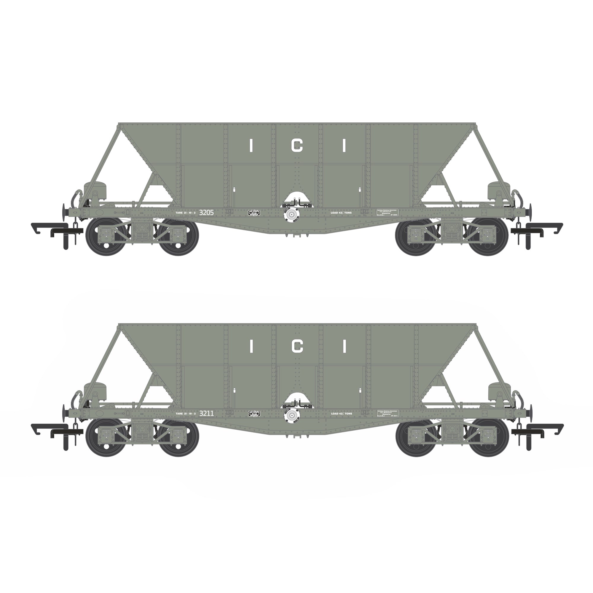 ICI Hopper - 1950s to 1973 - Twin Pack A