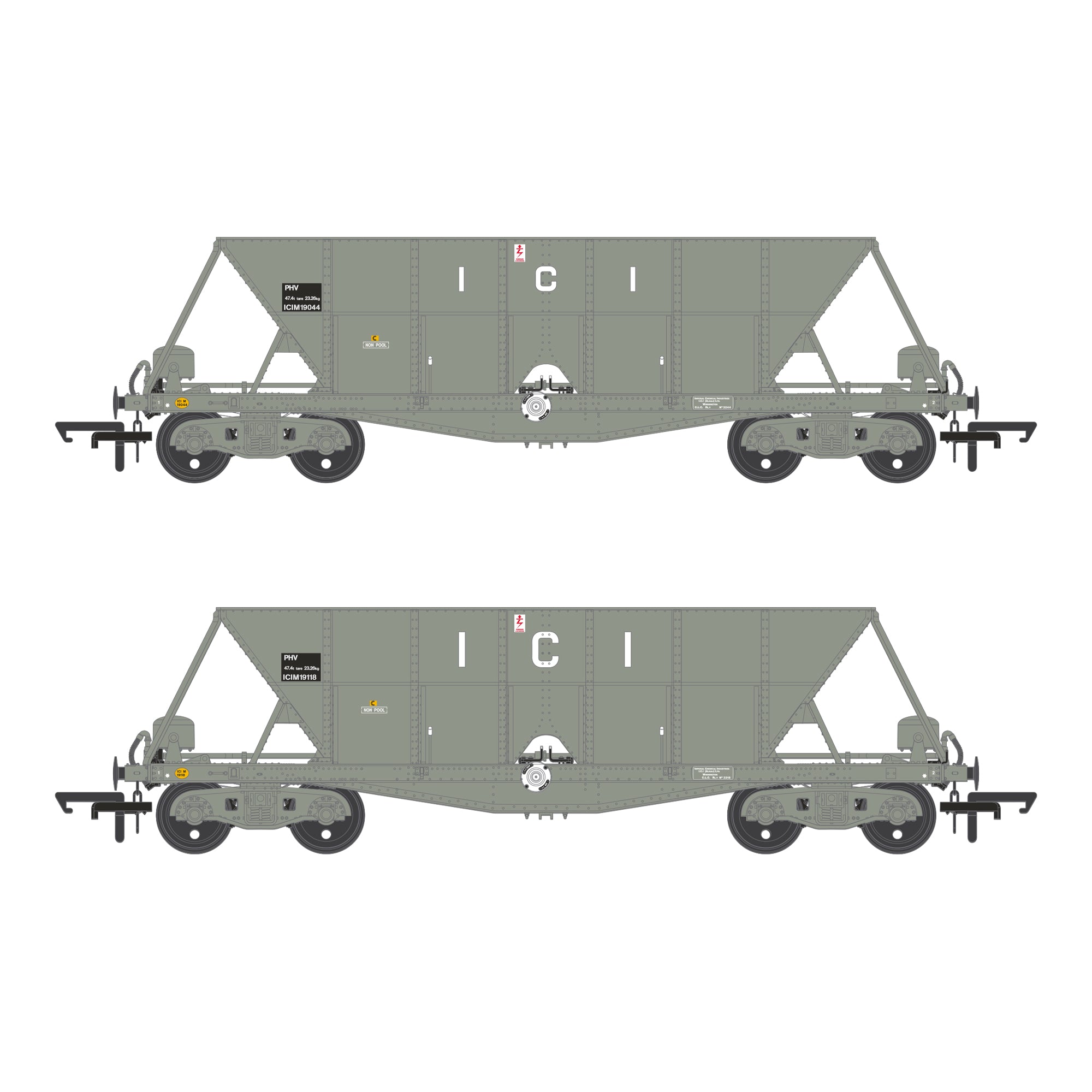 ICI Hopper - 1973 to 1992 - Twin Pack E
