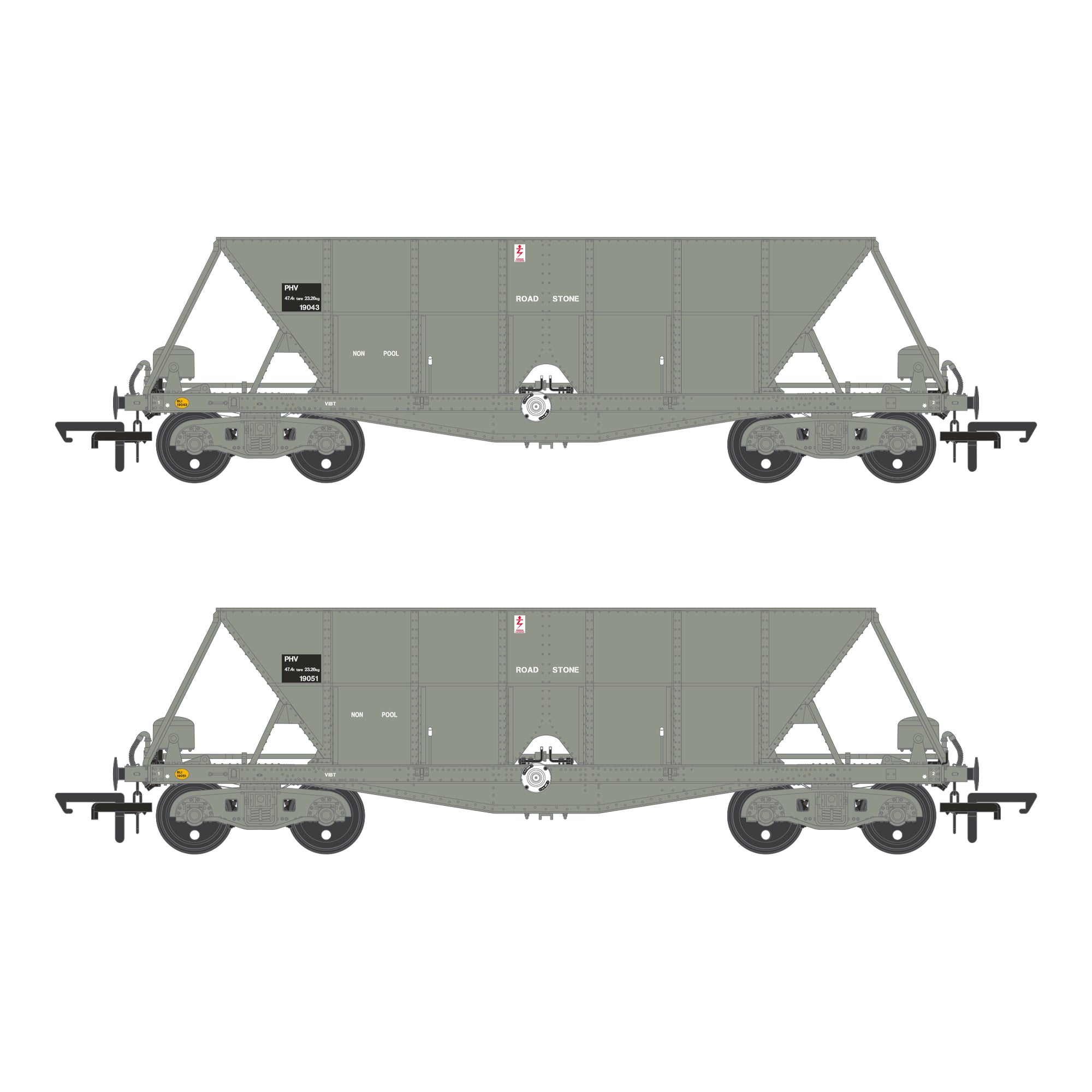 ICI Hopper - 1992 to 1997 - Twin Pack B