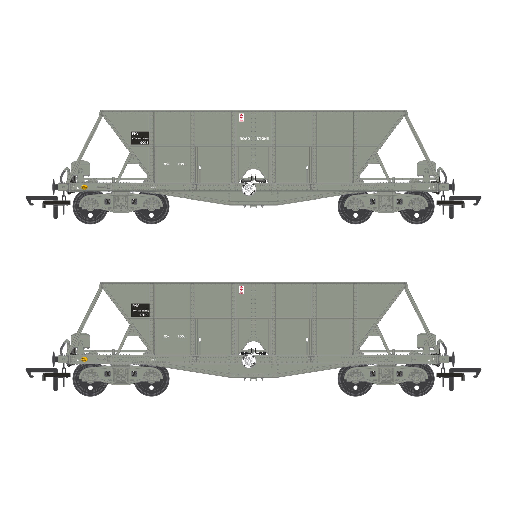 ICI Hopper - 1992 go 1997 - Twin Pack E