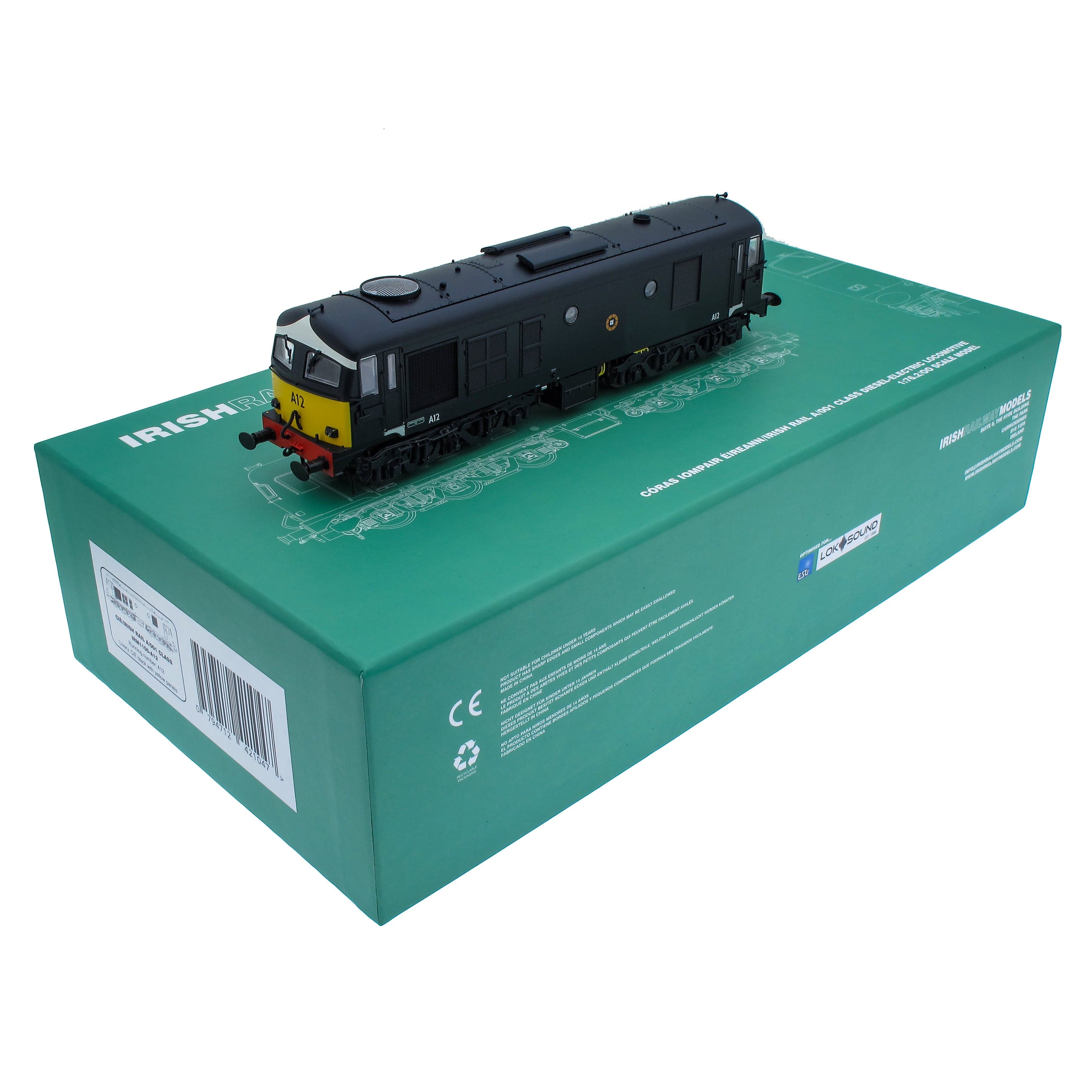 A12 - A Class Locomotive - Black with Yellow