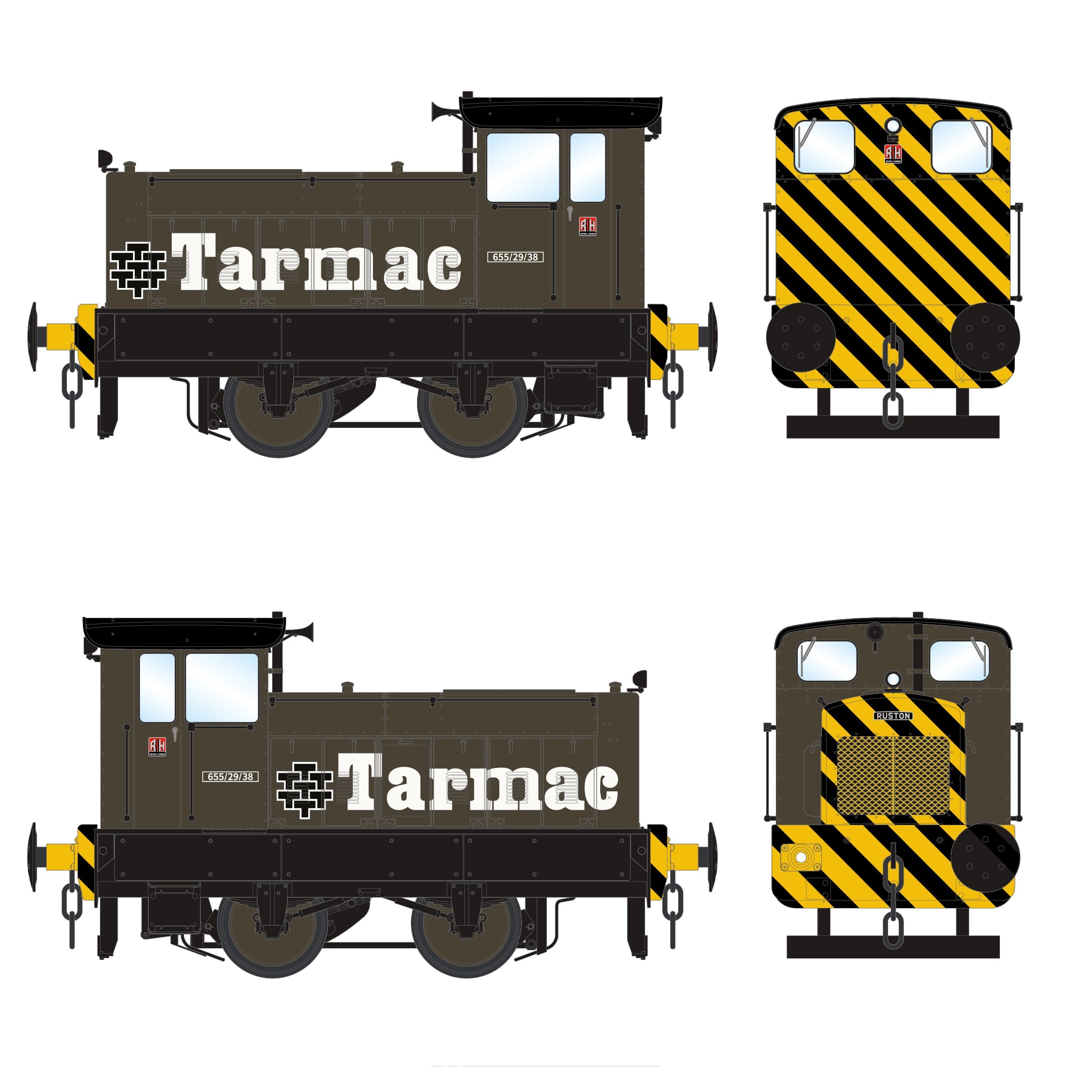518494/1967 - Cloch Bhóthair Tarmac Uimh. 655/29/38 - Tarmac Yellow Olive