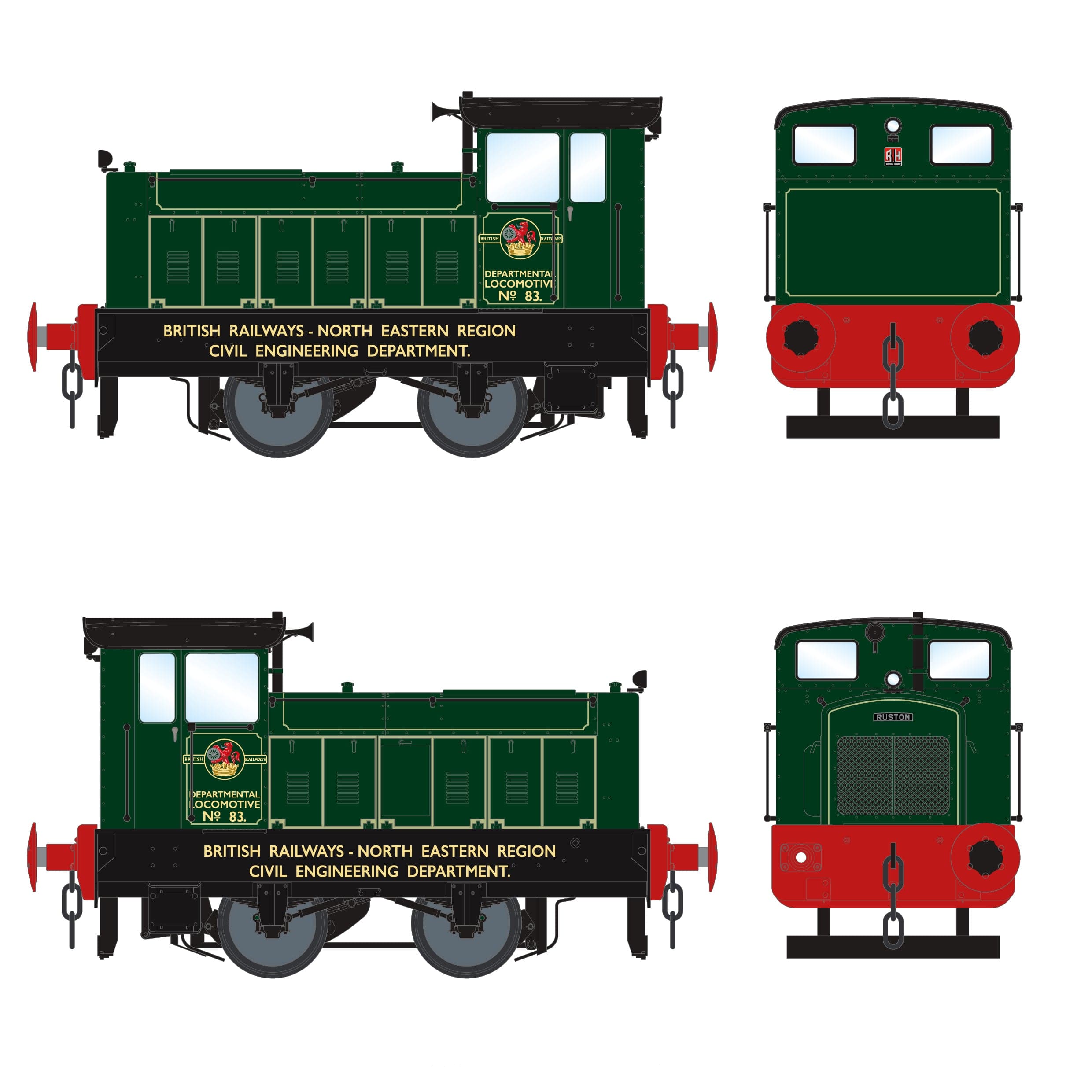 432477/1959 - Iarnróid na Breataine Uimh. 83 - Faiche BR - Feistithe le Fuaim DCC