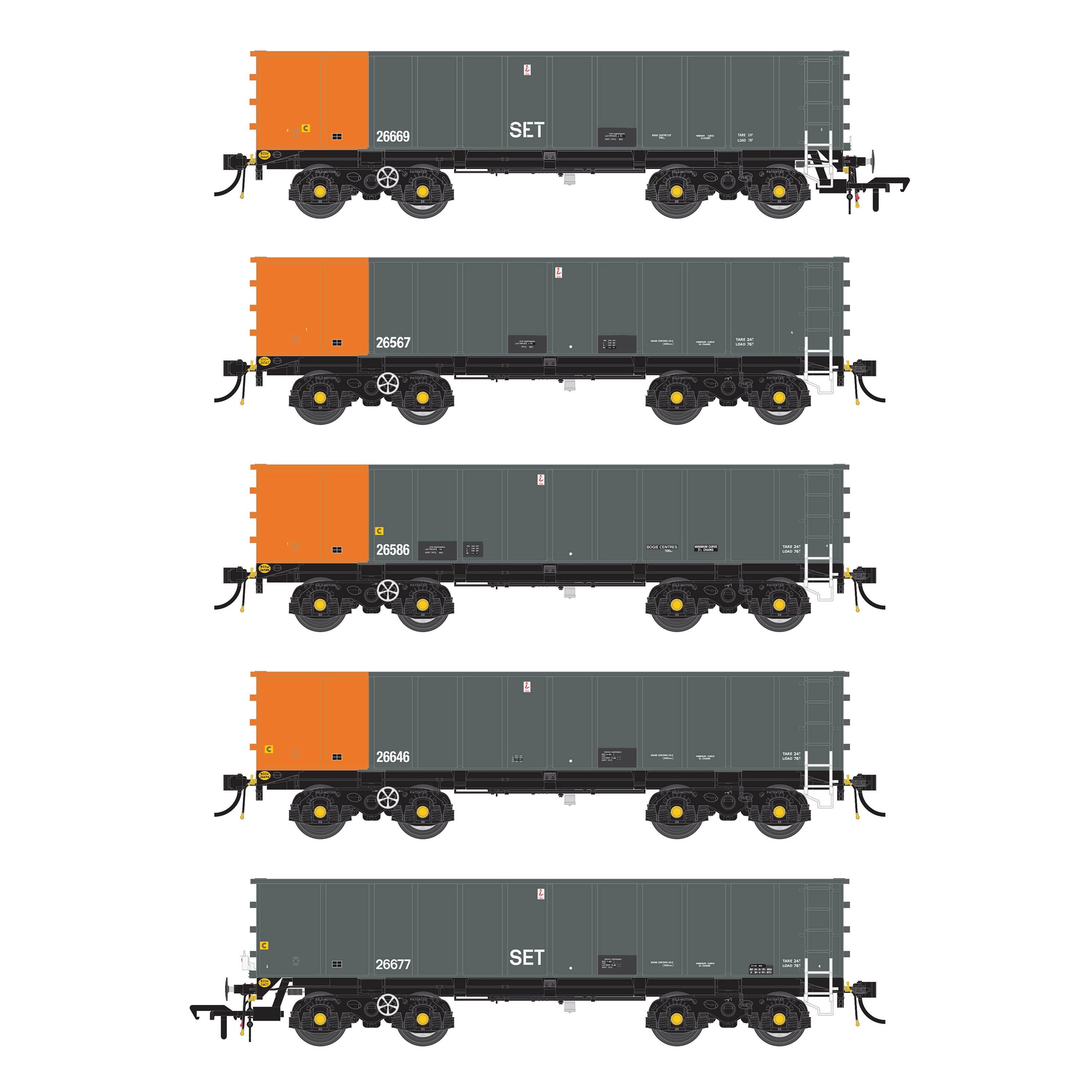PTA - BSc South Wales grey - Pack 1 (Inners & Outers)