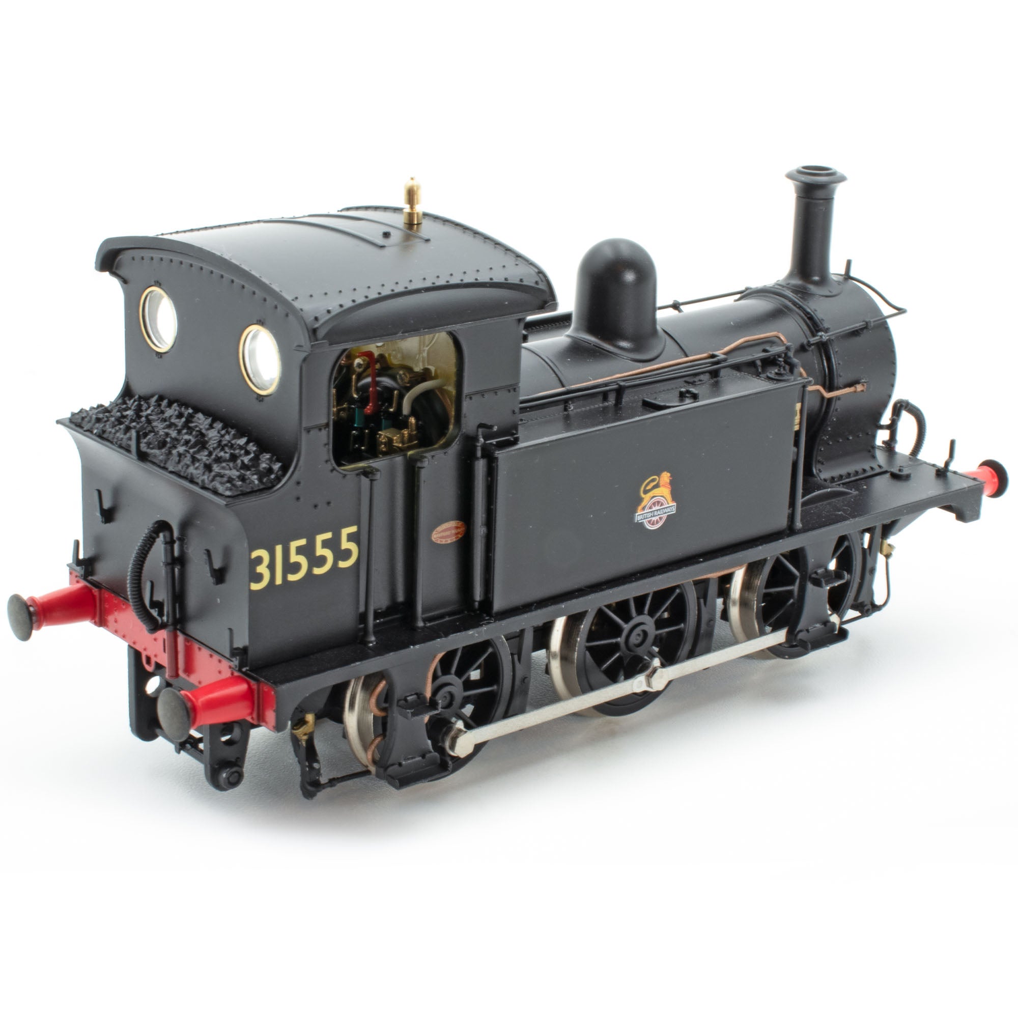 SECR P Aicme 0-6-0T 31555 i BR dubh le feathal luath