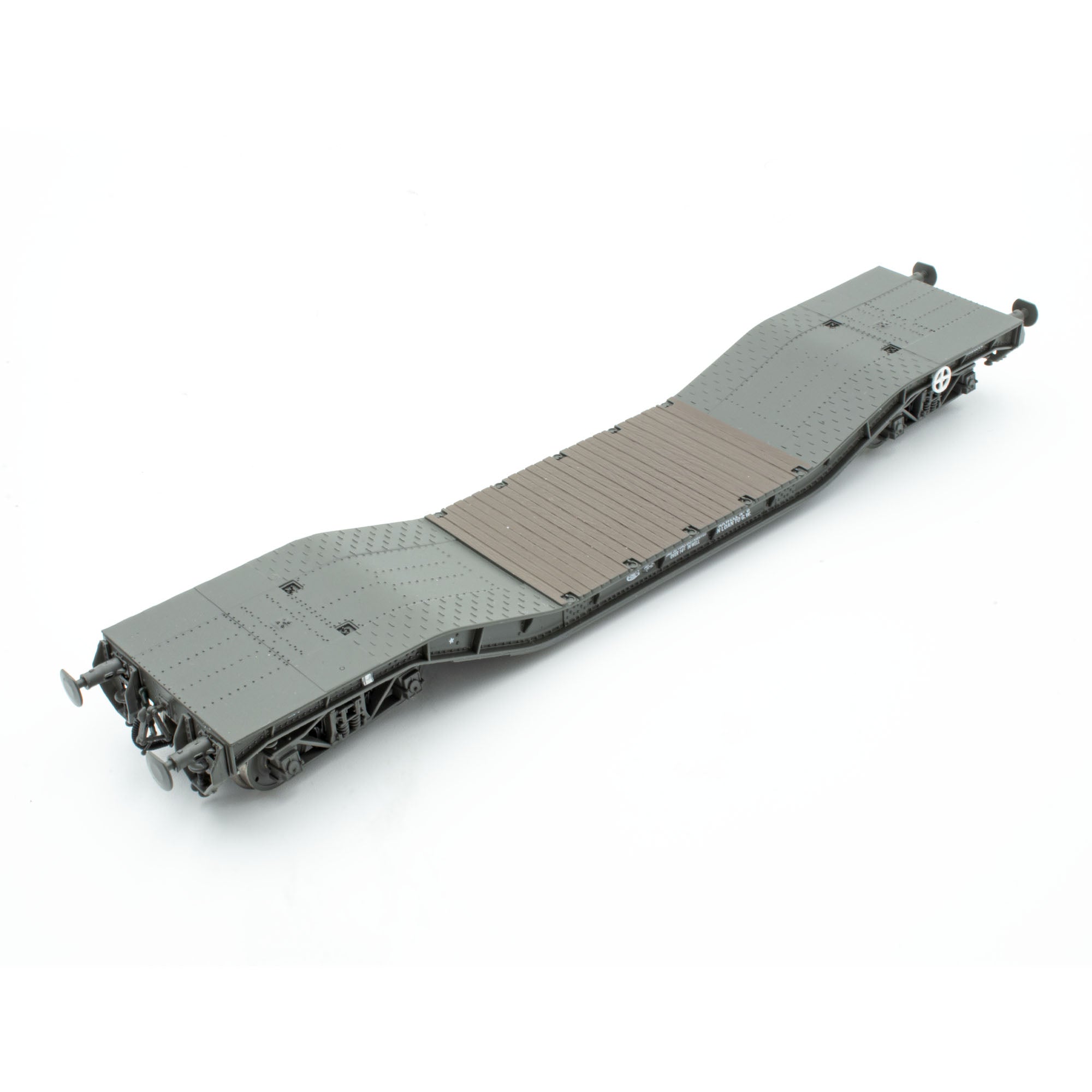 Árasán míleata 50t 'Warwell' le bogies fráma diamanta i sreabh WD (leagan GWR) - Uimh.8