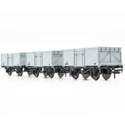 Mianra BR 16T - 1/108 - BR Freight Grey (Téacs bunaidh ar phainéil dubha) - Pacáiste B