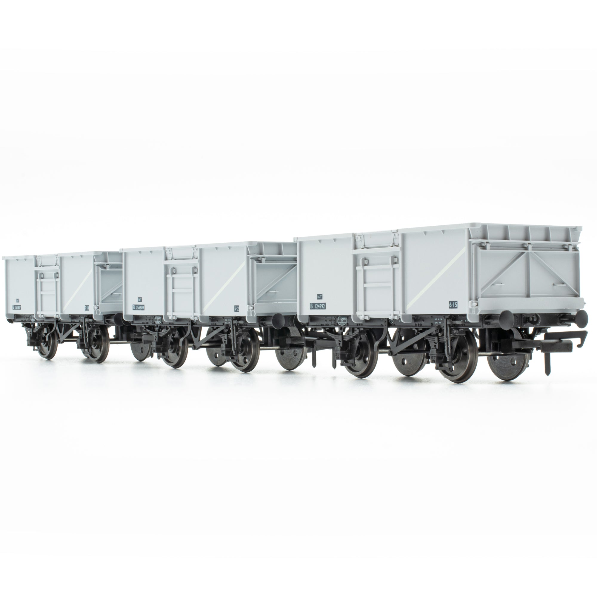 Mianra BR 16T - 1/108 - BR Freight Grey (Téacs bunaidh ar phainéil dubha) - Pacáiste B