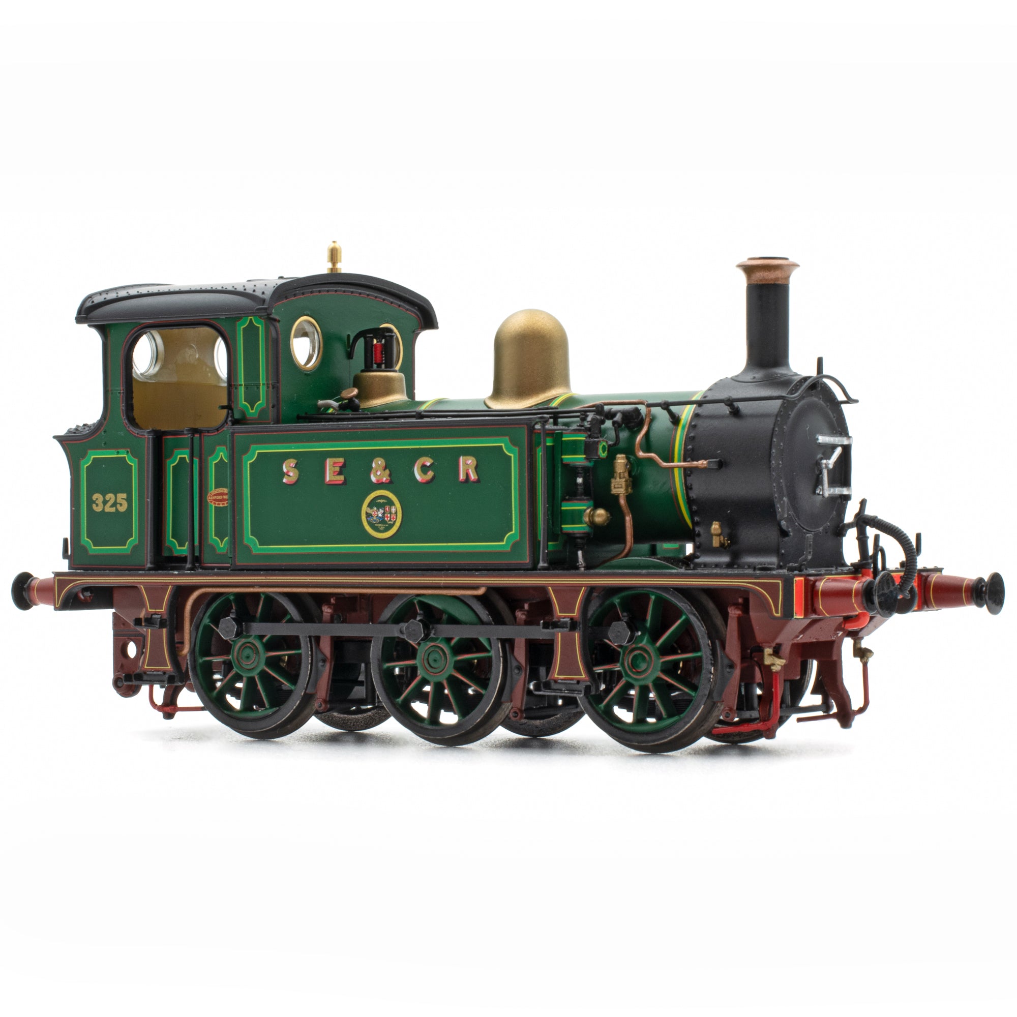 SECR P Aicme 0-6-0T 325 i glas líneáilte SECR