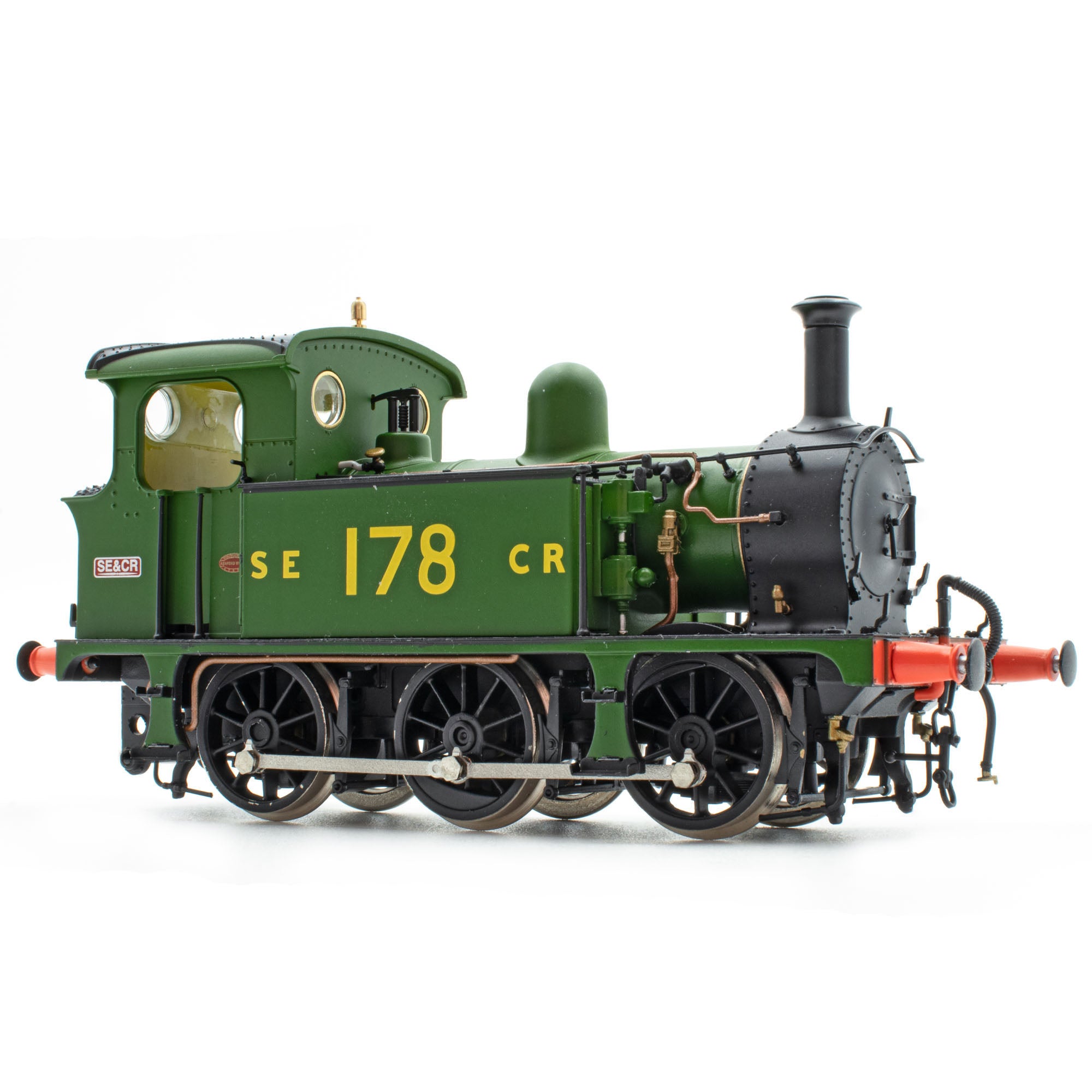 SECR P Aicme 0-6-0T 178 in SECR 'Earraí' glas gan líne