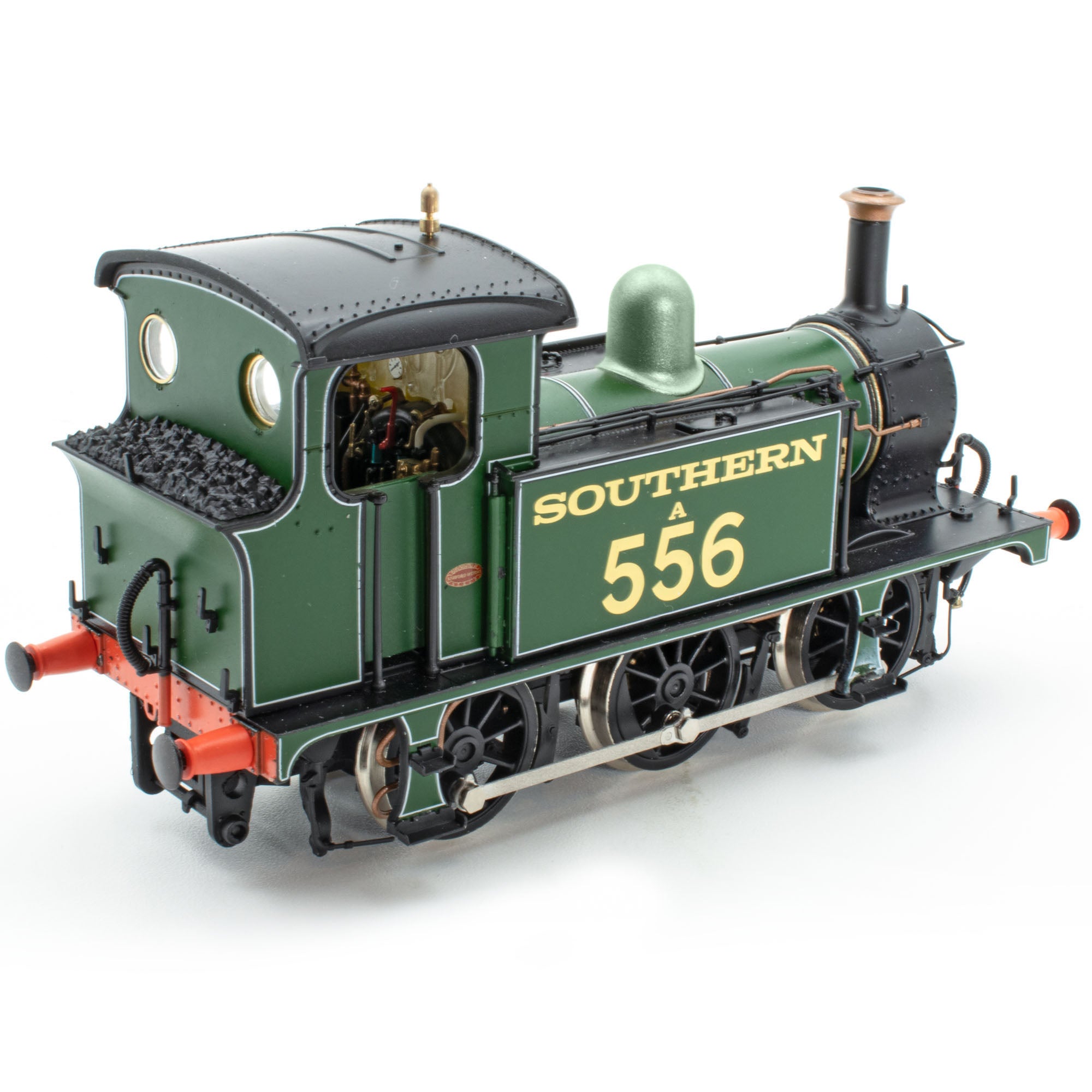 SECR P Aicme 0-6-0T A556 i SR líneáilte glas