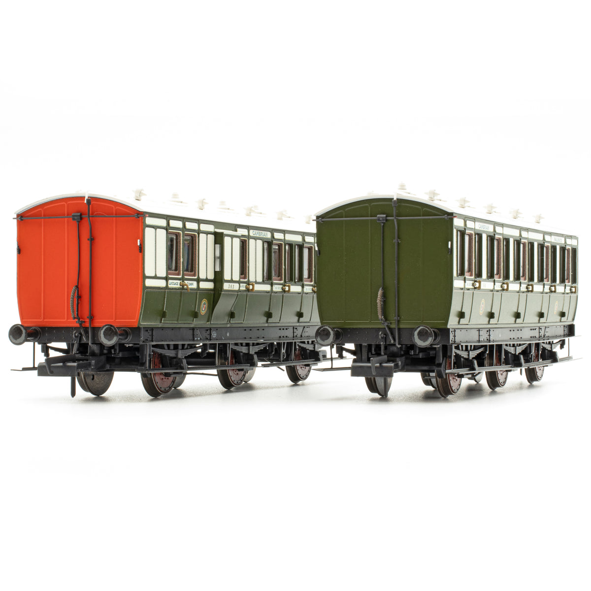 Genesis 6w - Cambrian Railways Lined Bronze Green/Cream - Twin Pack I