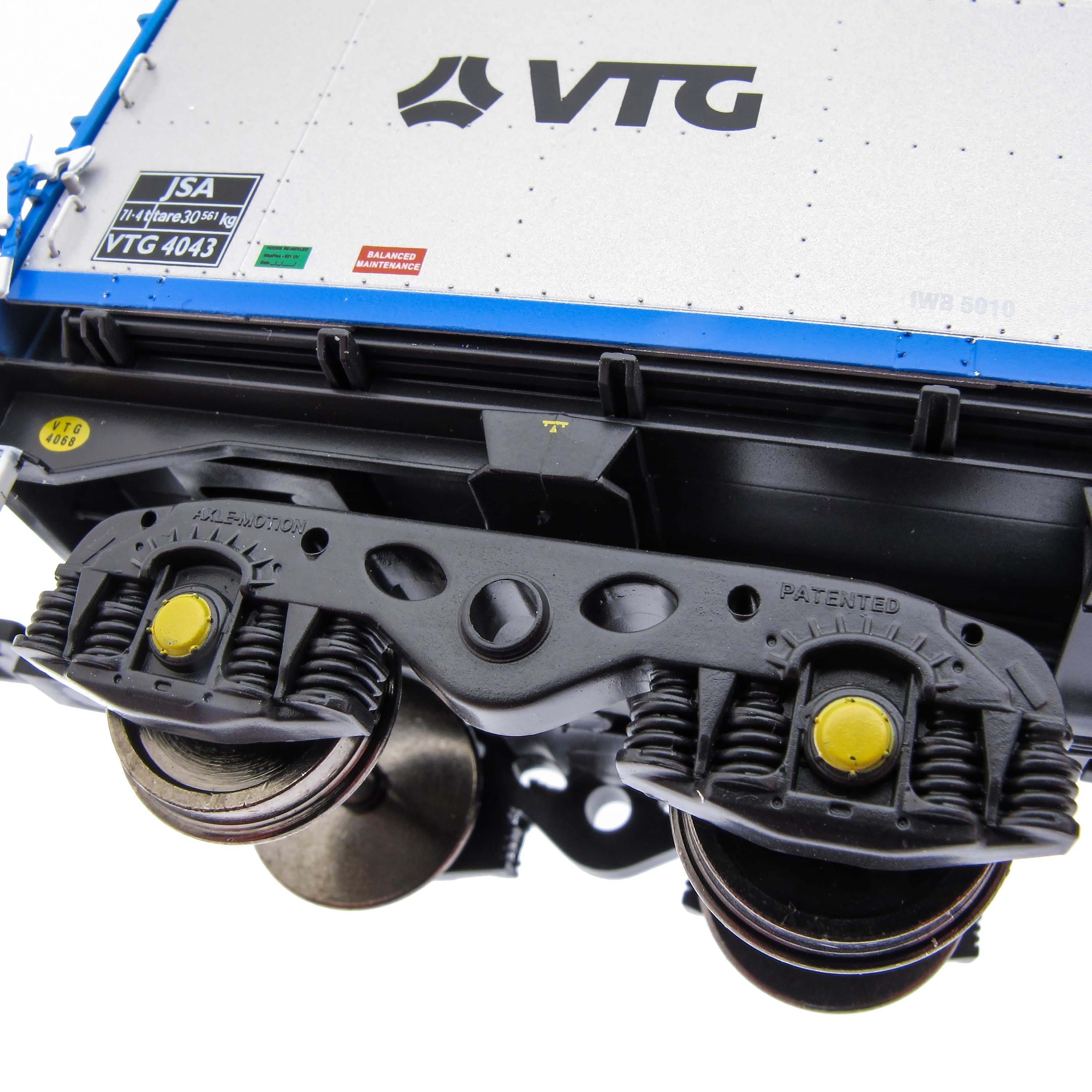 Pacáiste Cúpla Wagon Cruach Clúdaithe JSA Bogie - VTG 3