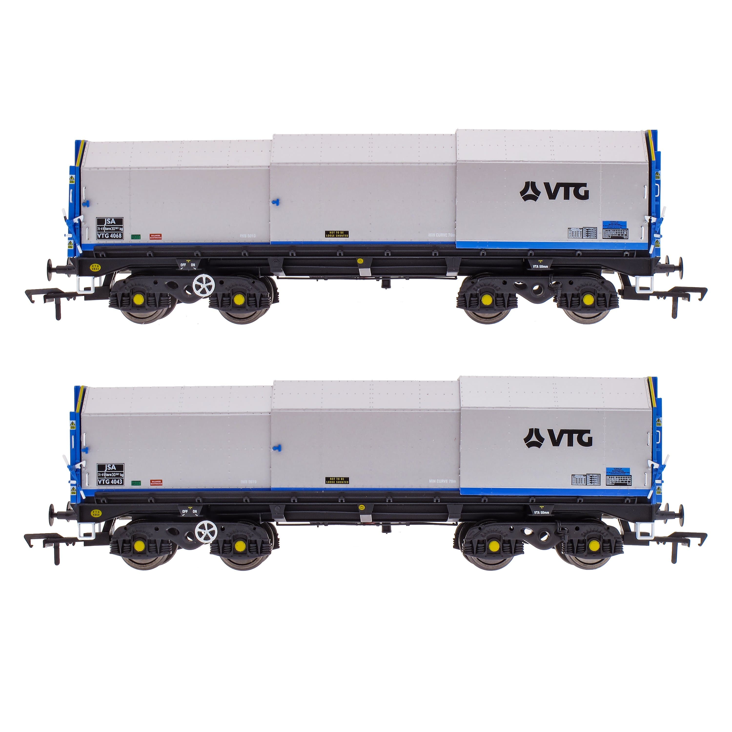 Pacáiste Cúpla Wagon Cruach Clúdaithe JSA Bogie - VTG 2