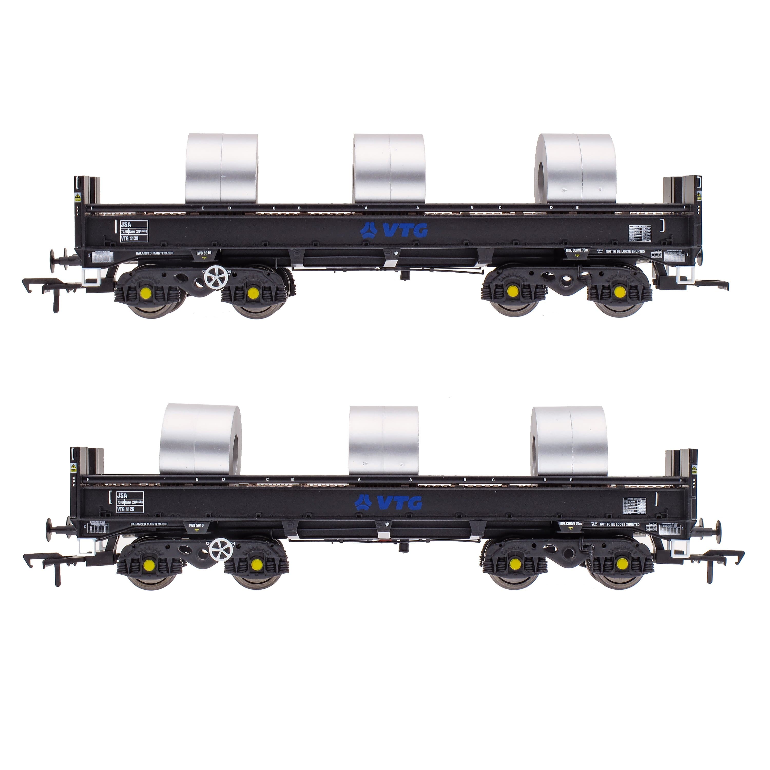 Pacáiste Cúpla Wagon Cruach Oscailte JSA Bogie - VTG 3