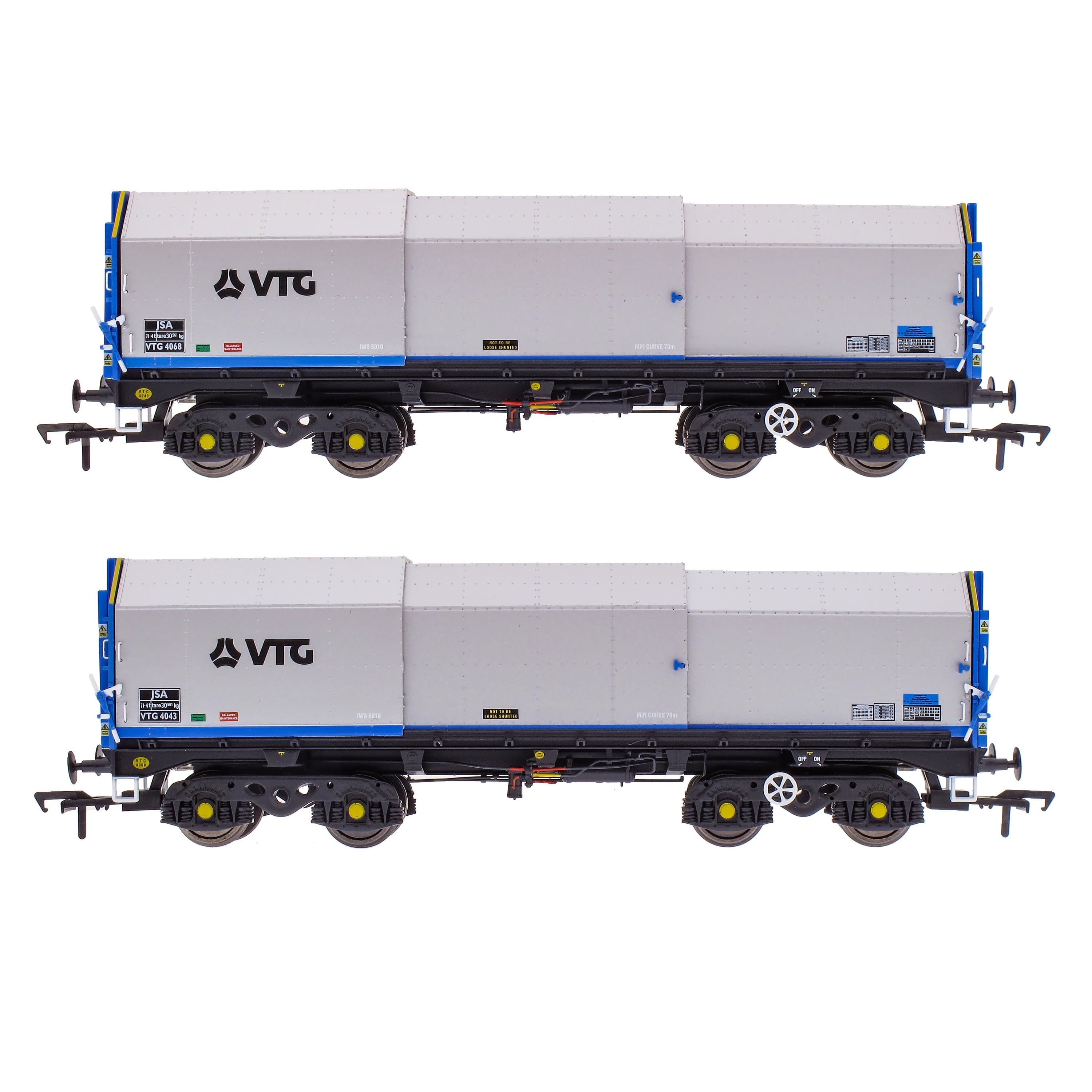 Pacáiste Cúpla Wagon Cruach Clúdaithe JSA Bogie - VTG 2