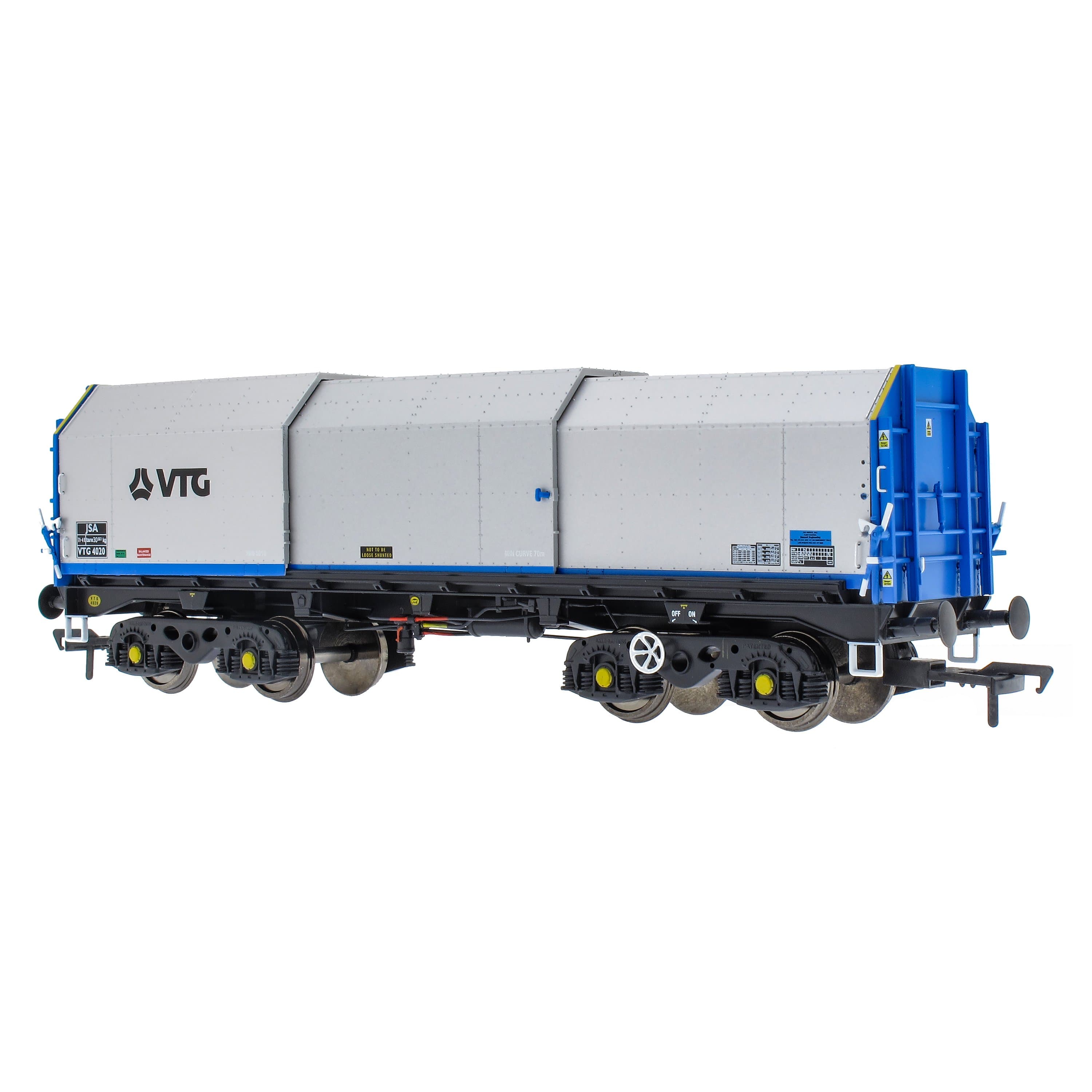 Pacáiste Cúpla Wagon Cruach Clúdaithe JSA Bogie - VTG 1