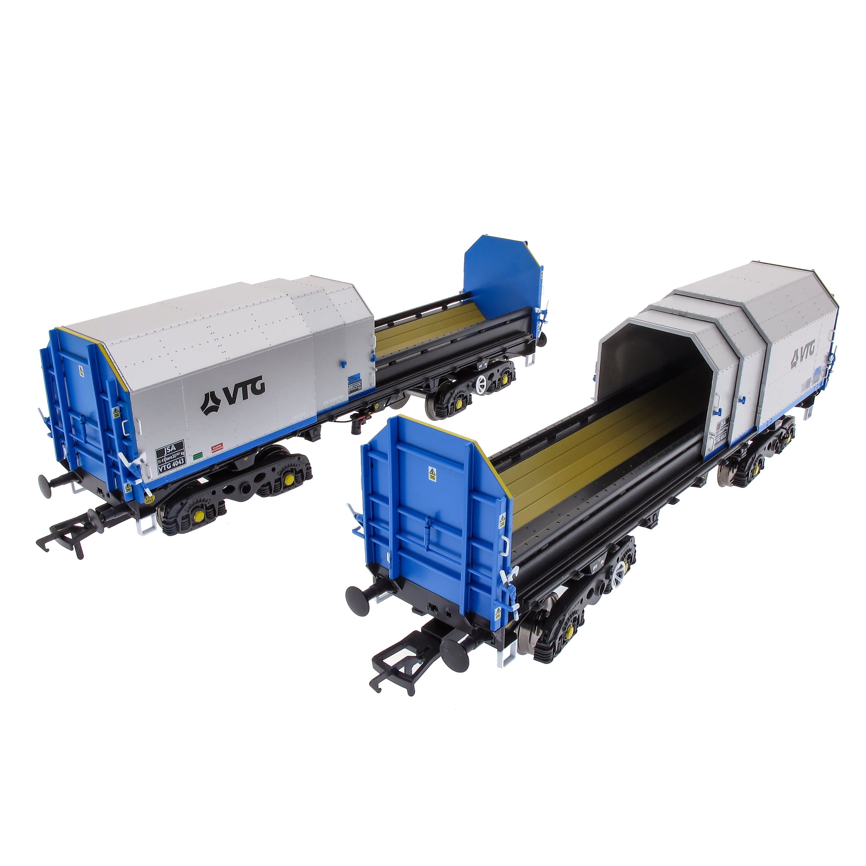 Pacáiste Cúpla Wagon Cruach Clúdaithe JSA Bogie - VTG 3