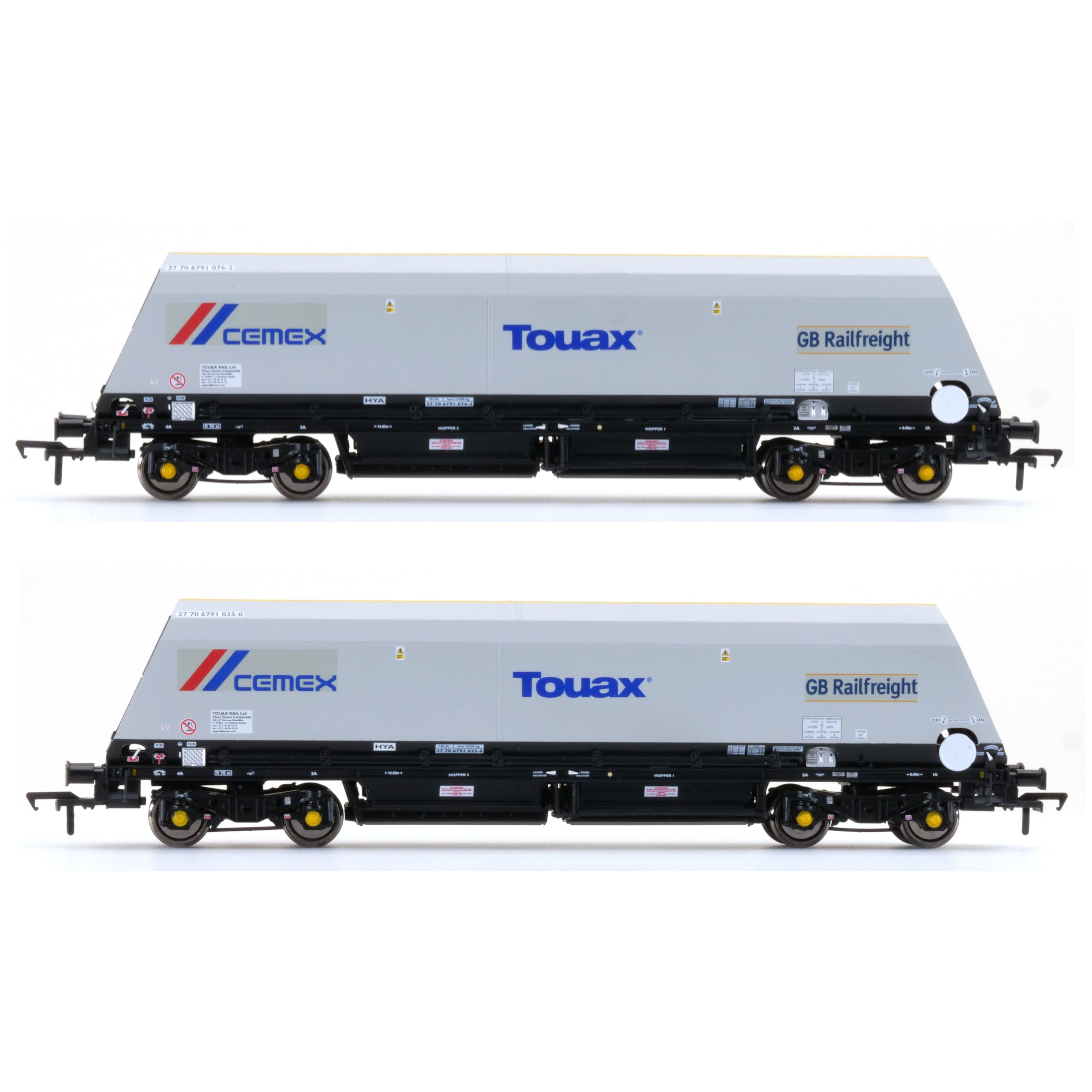 Pacáiste HYA gearrtha anuas - lógónna GBRf/Cemex w/Touax (Pacáiste 1)