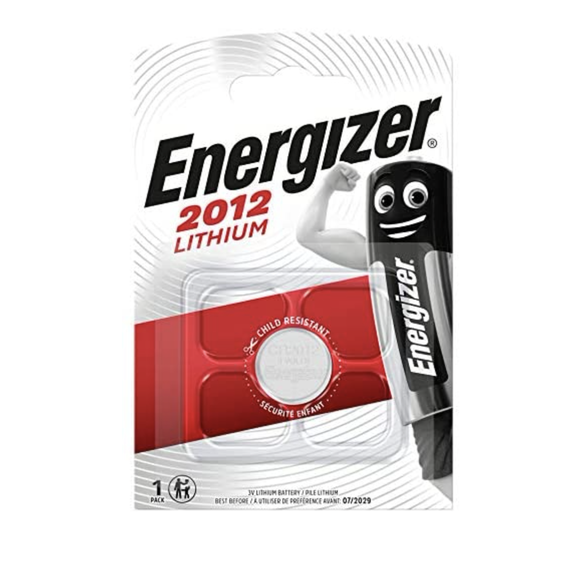 Energizer Litiam Battery CR2012 2012 3V
